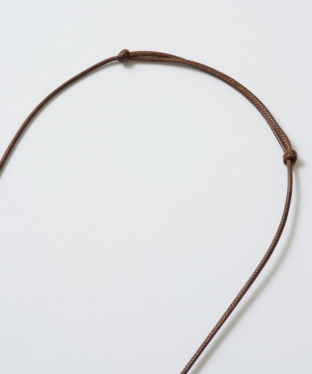 PL2GD21120 CHRISTIAN AUJARD(クリスチャン・オジャール) マーブル＆ウッドネックレス ベージュ