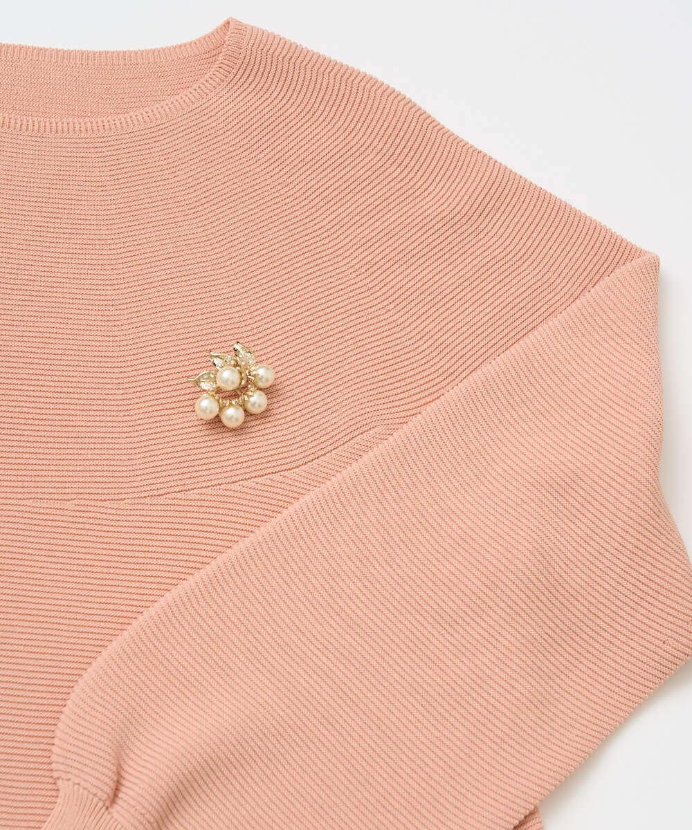 PL2GE04080 CHRISTIAN AUJARD(クリスチャン・オジャール) リーフパールブローチ アイボリー