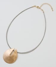 PL2GE07090 CHRISTIAN AUJARD(クリスチャン・オジャール) サティーナパーツネックレス ゴールド