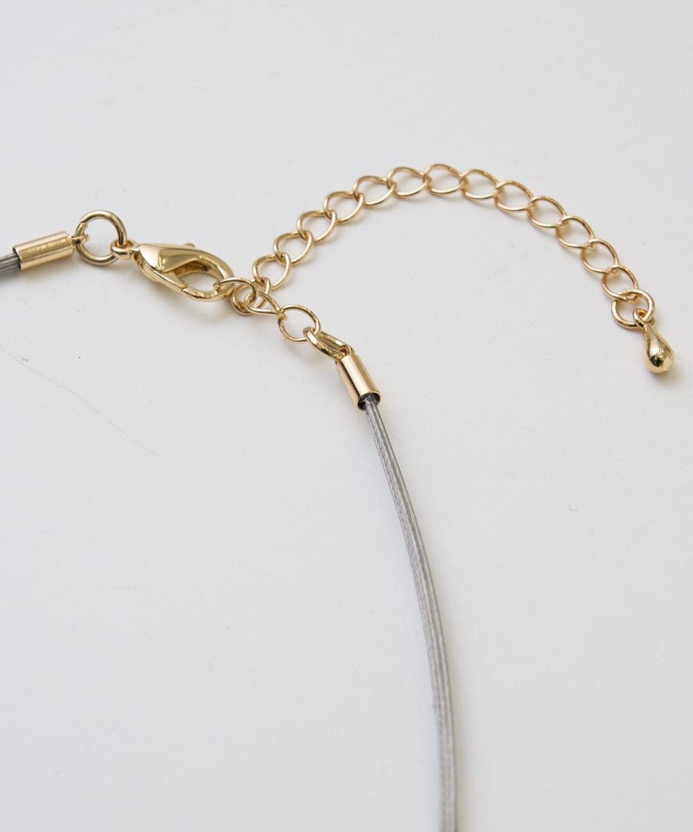 PL2GE07090 CHRISTIAN AUJARD(クリスチャン・オジャール) サティーナパーツネックレス ゴールド