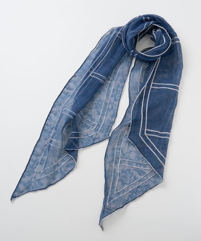 PL3GA33230 CHRISTIAN AUJARD チェーン刺繍スカーフ