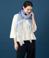 PL3GD12230 CHRISTIAN AUJARD(クリスチャン・オジャール) グラデーションコットンストール ブルー