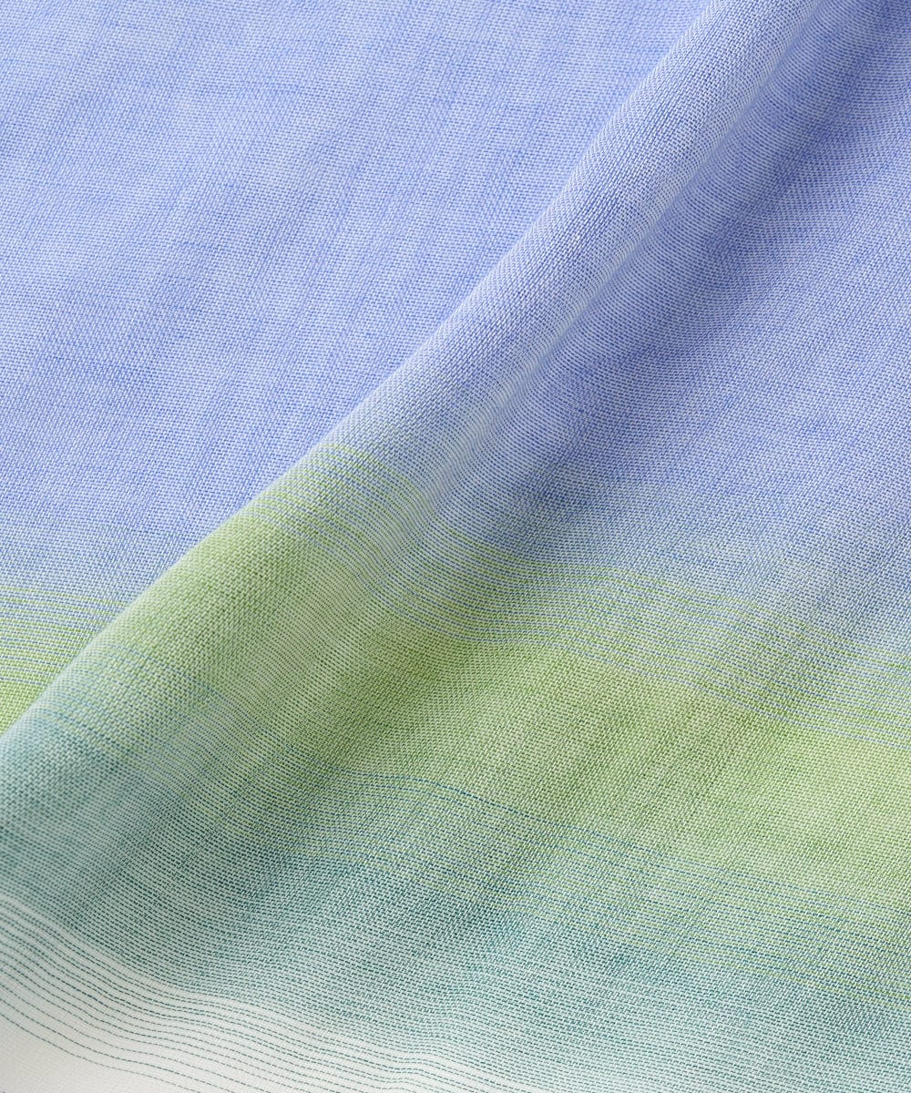 PL3GD12230 CHRISTIAN AUJARD(クリスチャン・オジャール) グラデーションコットンストール ブルー