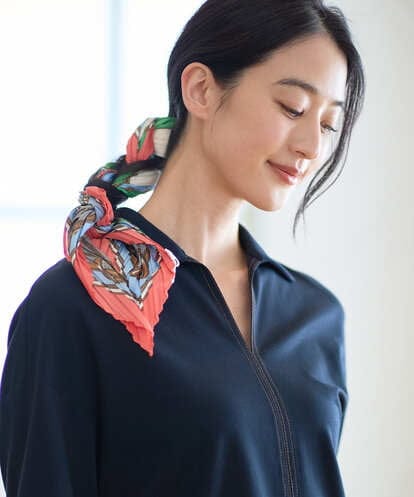 PL3GD14090  プリーツスカーフ