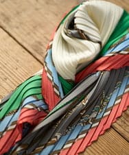 PL3GD14090 CHRISTIAN AUJARD(クリスチャン・オジャール) プリーツスカーフ ピンク