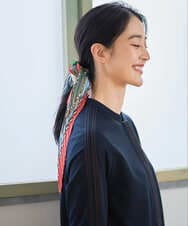 PL3GD14090 CHRISTIAN AUJARD(クリスチャン・オジャール) プリーツスカーフ ピンク