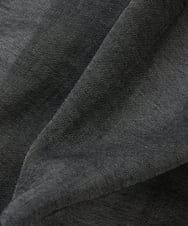 PL3GD22190 CHRISTIAN AUJARD(クリスチャン・オジャール) バイカラーサテンボーダーストール キャメル×ブラック