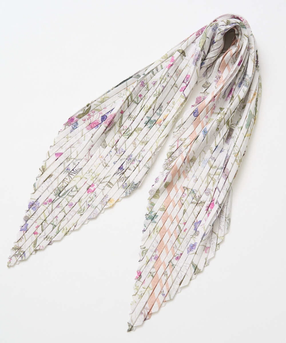 PL3GE06100 CHRISTIAN AUJARD(クリスチャン・オジャール) シャドーストライプスカーフ ピンク