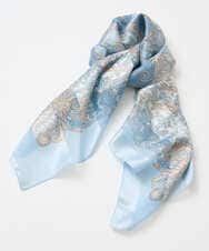 PL3GE06100 CHRISTIAN AUJARD(クリスチャン・オジャール) シャドーストライプスカーフ ライトブルー