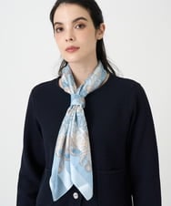 PL3GE06100 CHRISTIAN AUJARD(クリスチャン・オジャール) シャドーストライプスカーフ ライトブルー