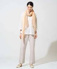 PL3GE08180 CHRISTIAN AUJARD(クリスチャン・オジャール) コットンブロックチェックストール ピンク