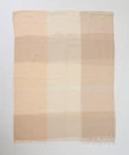 PL3GE08180 CHRISTIAN AUJARD(クリスチャン・オジャール) コットンブロックチェックストール ピンク