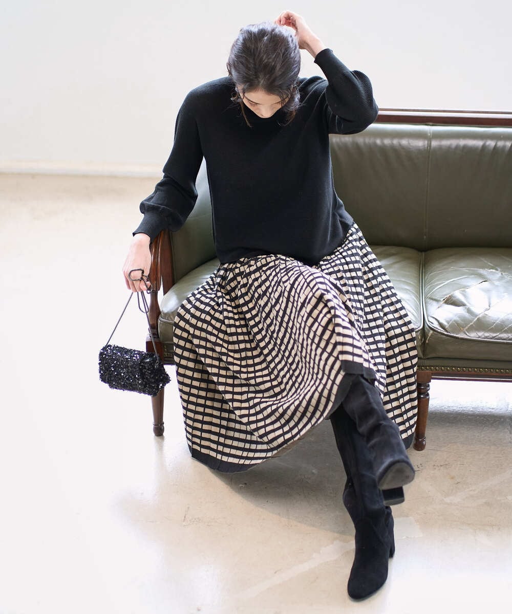 PL5AD04270 CHRISTIAN AUJARD(クリスチャン・オジャール) スパンコールポシェット ブラック