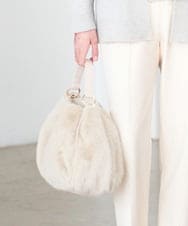 PL5AD09360 CHRISTIAN AUJARD(クリスチャン・オジャール) [2WAYタイプ]エコファーバック アイボリー