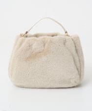 PL5AD09360 CHRISTIAN AUJARD(クリスチャン・オジャール) [2WAYタイプ]エコファーバック アイボリー