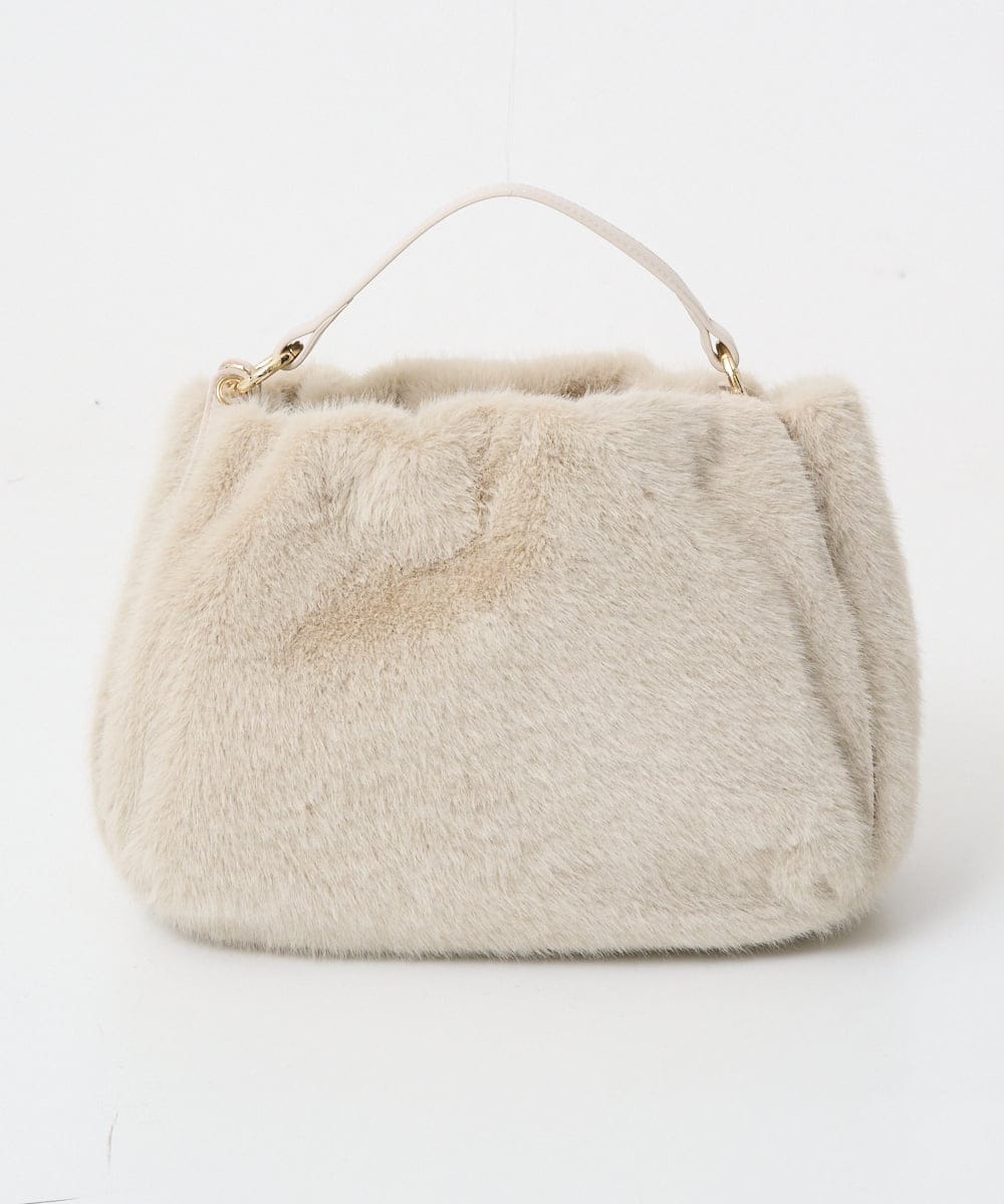 PL5AD09360 CHRISTIAN AUJARD(クリスチャン・オジャール) [2WAYタイプ]エコファーバック アイボリー