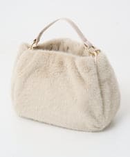 PL5AD09360 CHRISTIAN AUJARD(クリスチャン・オジャール) [2WAYタイプ]エコファーバック アイボリー