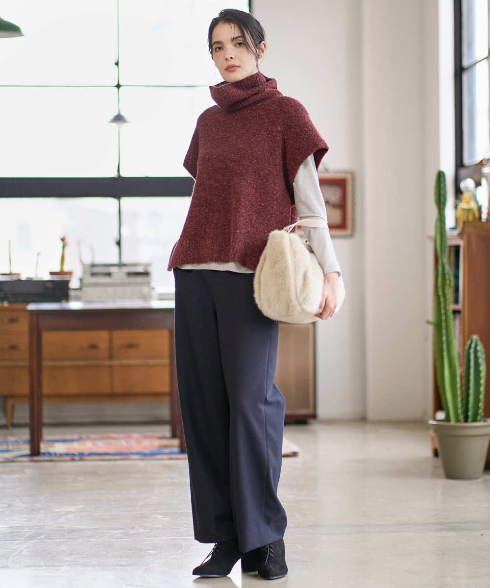 PL5AD09360 CHRISTIAN AUJARD(クリスチャン・オジャール) [2WAYタイプ]エコファーバック アイボリー