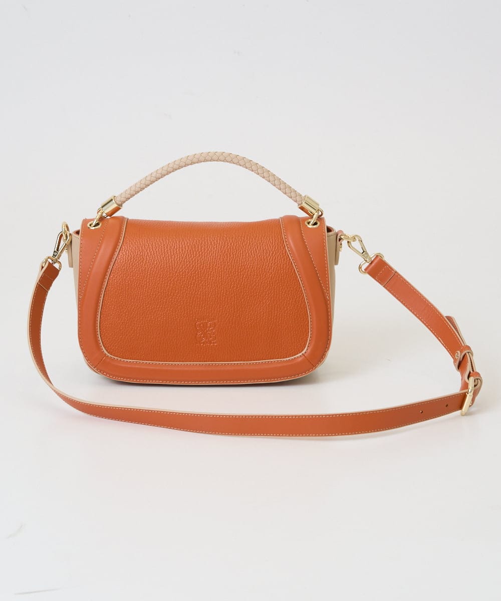 PL5GE09590 CHRISTIAN AUJARD(クリスチャン・オジャール) [2WAY]コンビネーションレザーバック オレンジ