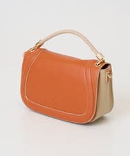 PL5GE09590 CHRISTIAN AUJARD(クリスチャン・オジャール) [2WAY]コンビネーションレザーバック オレンジ