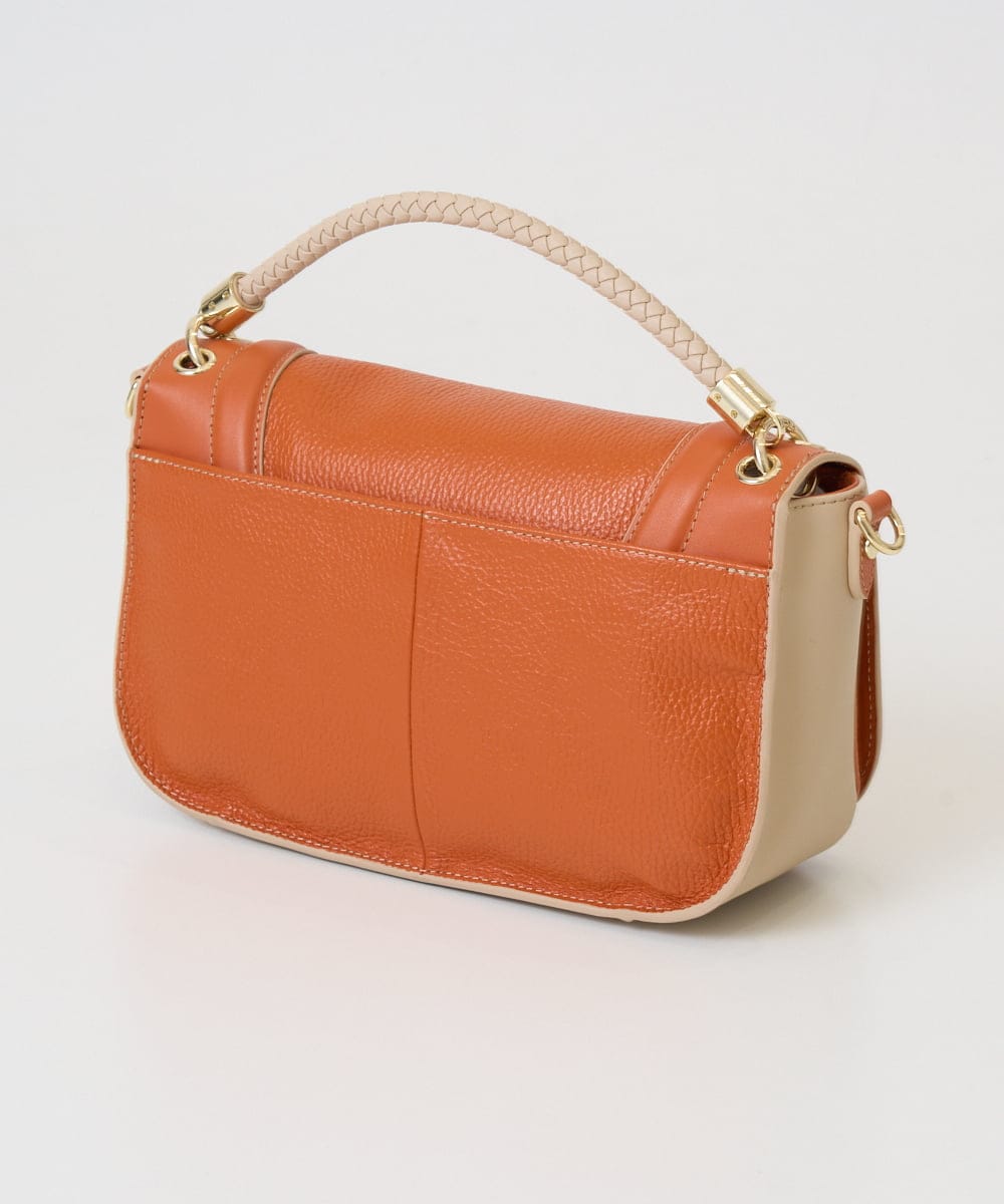 PL5GE09590 CHRISTIAN AUJARD(クリスチャン・オジャール) [2WAY]コンビネーションレザーバック オレンジ