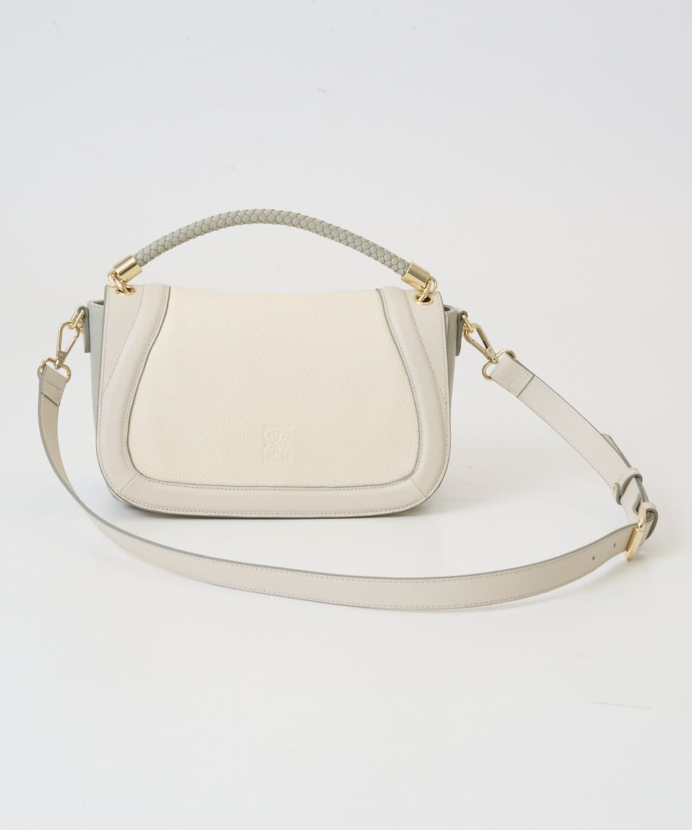 PL5GE09590 CHRISTIAN AUJARD(クリスチャン・オジャール) [2WAY]コンビネーションレザーバック アイボリー