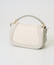 PL5GE09590 CHRISTIAN AUJARD(クリスチャン・オジャール) [2WAY]コンビネーションレザーバック アイボリー