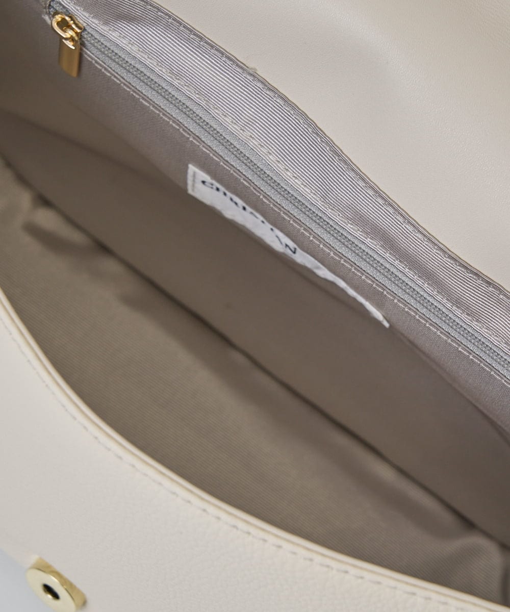 PL5GE09590 CHRISTIAN AUJARD(クリスチャン・オジャール) [2WAY]コンビネーションレザーバック アイボリー