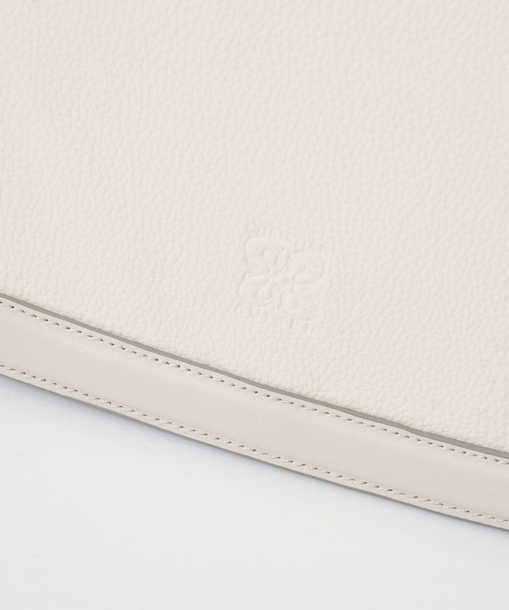 PL5GE09590 CHRISTIAN AUJARD(クリスチャン・オジャール) [2WAY]コンビネーションレザーバック アイボリー