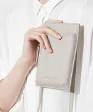 PL5GM46180 CHRISTIAN AUJARD(クリスチャン・オジャール) カーフレザーポシェット ベージュ