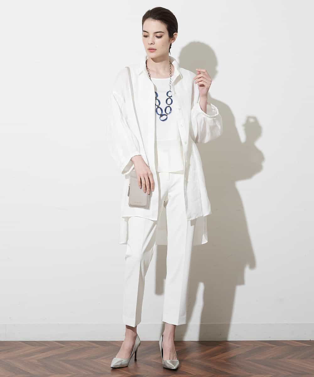 PL5GM46180 CHRISTIAN AUJARD(クリスチャン・オジャール) カーフレザーポシェット ベージュ