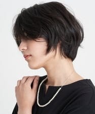 PQ2AW40090 CHRISTIAN AUJARD(小さいサイズ)(メゾン ドゥ サンク) シェルパールネックレス ホワイト