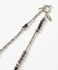 PQ2GA21200 CHRISTIAN AUJARD(小さいサイズ)(メゾン ドゥ サンク) シェルパーツネックレス ブラック系