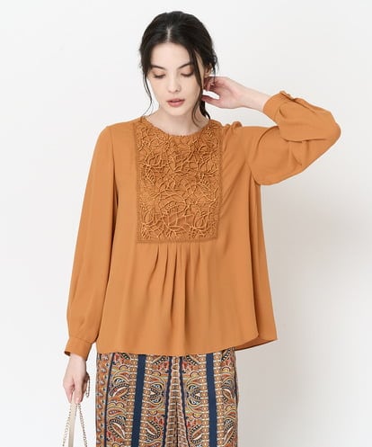 PRBAA11390  レースデザインブラウス