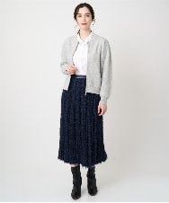PRBAD17390 CHRISTIAN AUJARD(クリスチャン・オジャール) 刺繍デザイン長袖ブラウス ホワイト