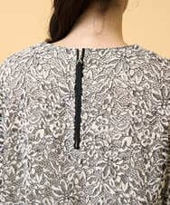 PRBCD03390 CHRISTIAN AUJARD(クリスチャン・オジャール) フラワーモールレースブラウス アイボリー系