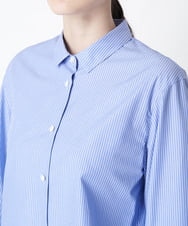 PRBEU60300 CHRISTIAN AUJARD(クリスチャン・オジャール) ミニカラーストライプシャツ ブルー