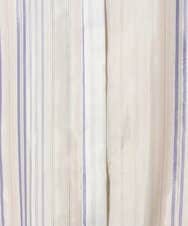 PRBGD40430 CHRISTIAN AUJARD(クリスチャン・オジャール) ドビーストライプロングブラウス ブルー系