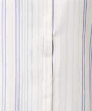 PRBGD40430 CHRISTIAN AUJARD(クリスチャン・オジャール) ドビーストライプロングブラウス ブルー系