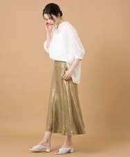 PRBGD51360 CHRISTIAN AUJARD(クリスチャン・オジャール) ドビーサテンストライプシャツ ホワイト