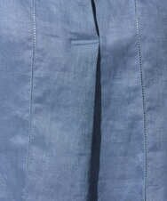 PRBGD52390 CHRISTIAN AUJARD(クリスチャン・オジャール) リネンクロスブラウス ブルー