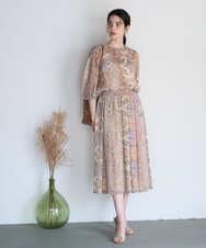 PRBGD53450 CHRISTIAN AUJARD(クリスチャン・オジャール) [セットアップ対応]ゴールドオーナメントサラサブラウス ゴールド系