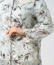 PRBGE02490 CHRISTIAN AUJARD(クリスチャン・オジャール) フラワープリントシアーブラウス グリーン系