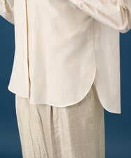 PRBGE04390 CHRISTIAN AUJARD(クリスチャン・オジャール) ウォッシャブルシルク刺繍ブラウス アイボリー