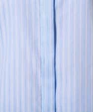 PRBGE15360 CHRISTIAN AUJARD(クリスチャン・オジャール) 袖レースストライプブラウス ライトブルー