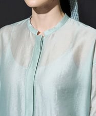 PRBHE25360 CHRISTIAN AUJARD(クリスチャン・オジャール) シアークロスブラウス グリーン