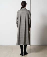 PREAD31720 CHRISTIAN AUJARD(クリスチャン・オジャール) グレンチェックワンピース ブラウン系