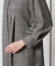 PREAD31720 CHRISTIAN AUJARD(クリスチャン・オジャール) グレンチェックワンピース ブラウン系