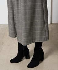 PREAD31720 CHRISTIAN AUJARD(クリスチャン・オジャール) グレンチェックワンピース ブラウン系