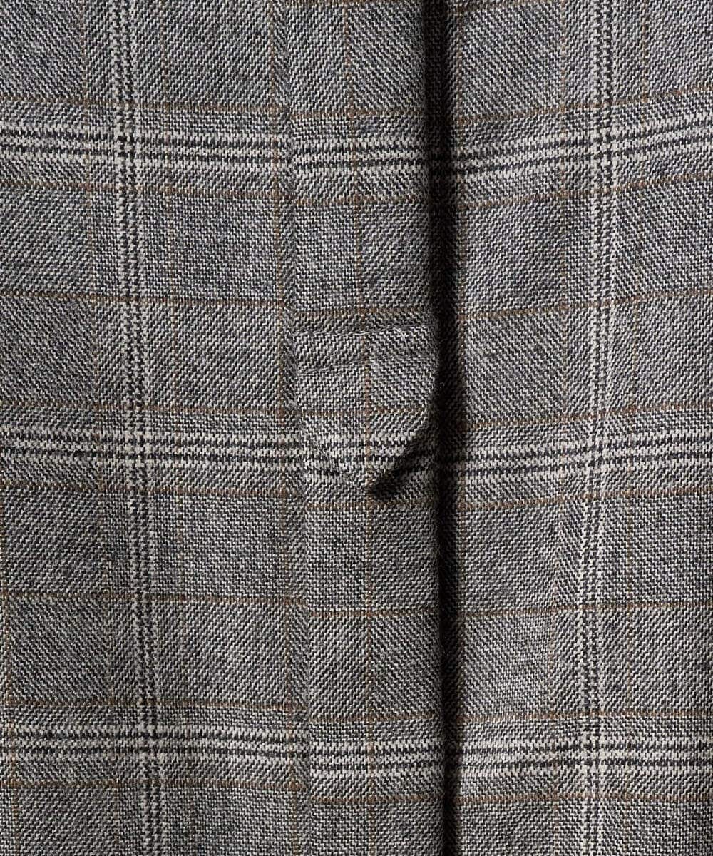 PREAD31720 CHRISTIAN AUJARD(クリスチャン・オジャール) グレンチェックワンピース ブラウン系